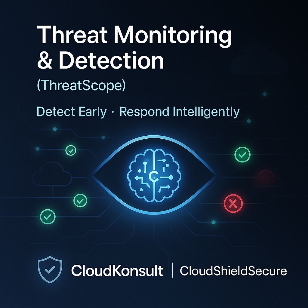 ThreatScope threat monitoring and detection with AI-driven eye and signals